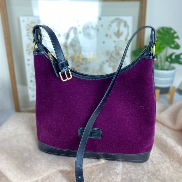 Dooney & Bourke VELVET HoBo VTG - Picture 10 of 14